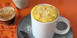 Receita de Bolo de milho de caneca