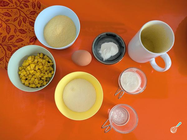 Receita de Bolo de milho de caneca - Passo 1
