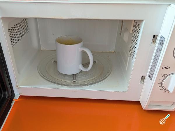 Receita de Bolo de milho de caneca - Passo 7