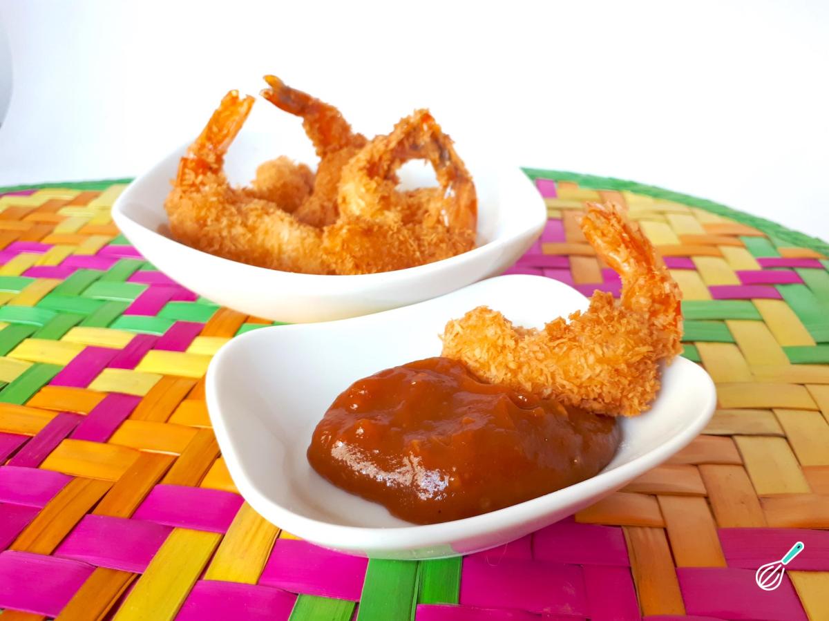 Receita de Camarão empanado com coco