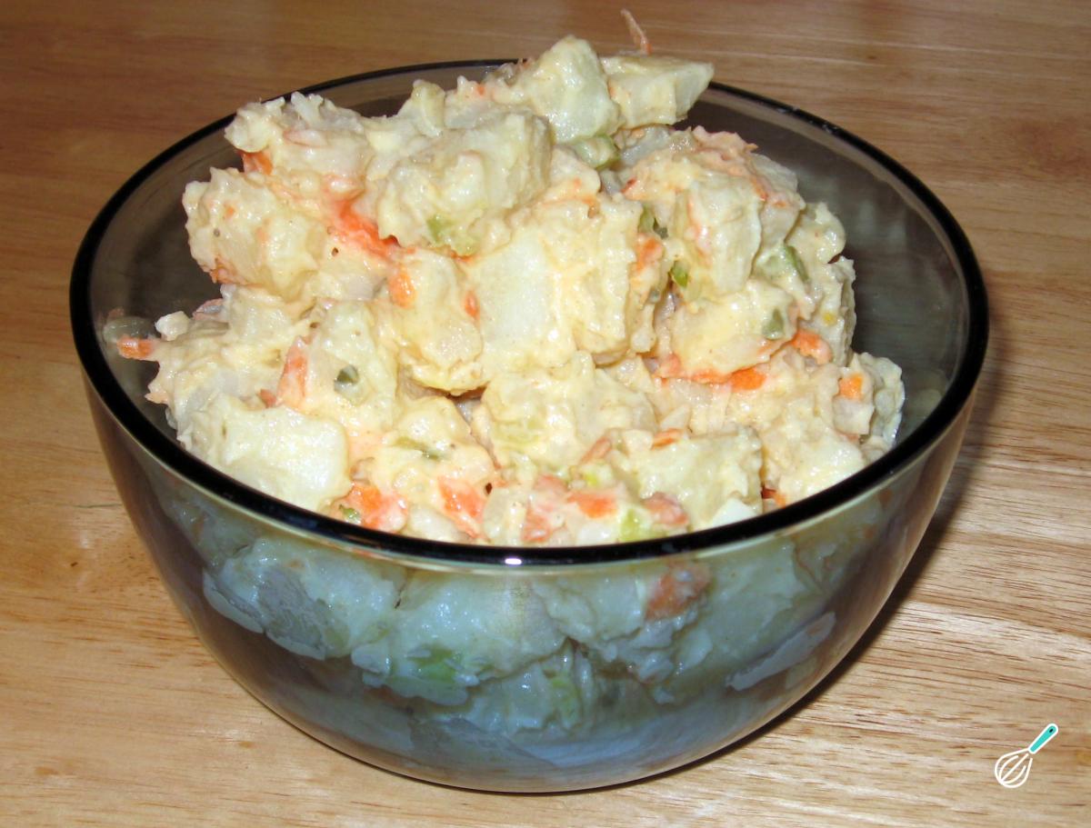 Receita de Salada de batata com cenoura e maionese