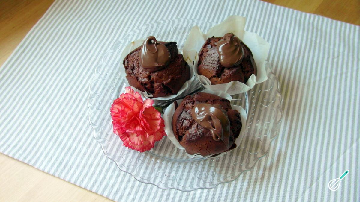 Receita de Cupcakes de Nutella com 4 ingredientes