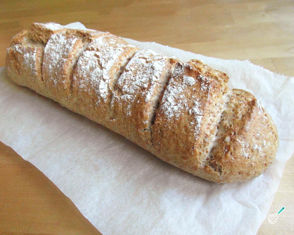 Receita de Pão caseiro integral simples