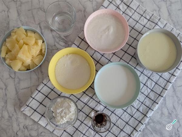 Receita de Doce cremoso de abacaxi - Passo 1