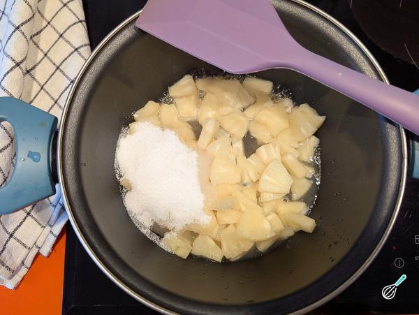 Receita de Doce cremoso de abacaxi - Passo 2