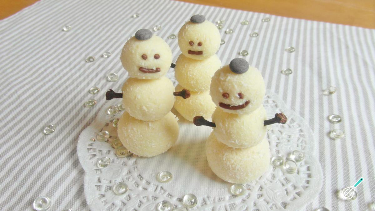 Receita de Boneco de neve de leite Ninho