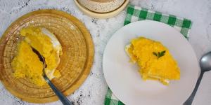 Receita de Cuscuz com ovo e queijo