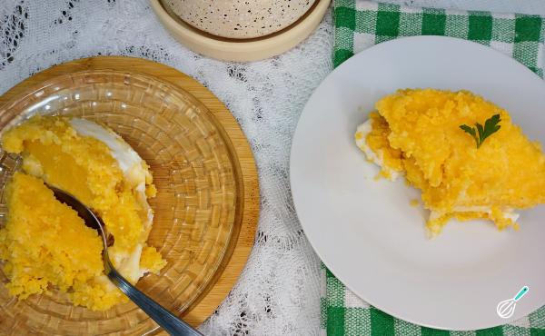 Receita de Cuscuz com ovo e queijo - Passo 6
