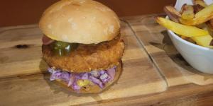 Receita de Hambúrguer de frango com aveia