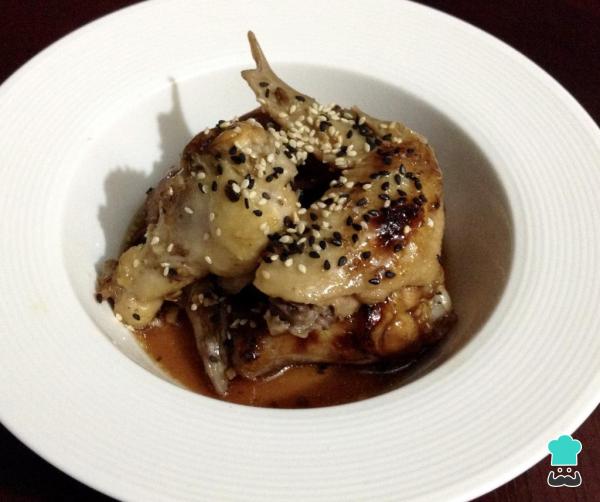 Receita de Asinha de frango com shoyu - Passo 4