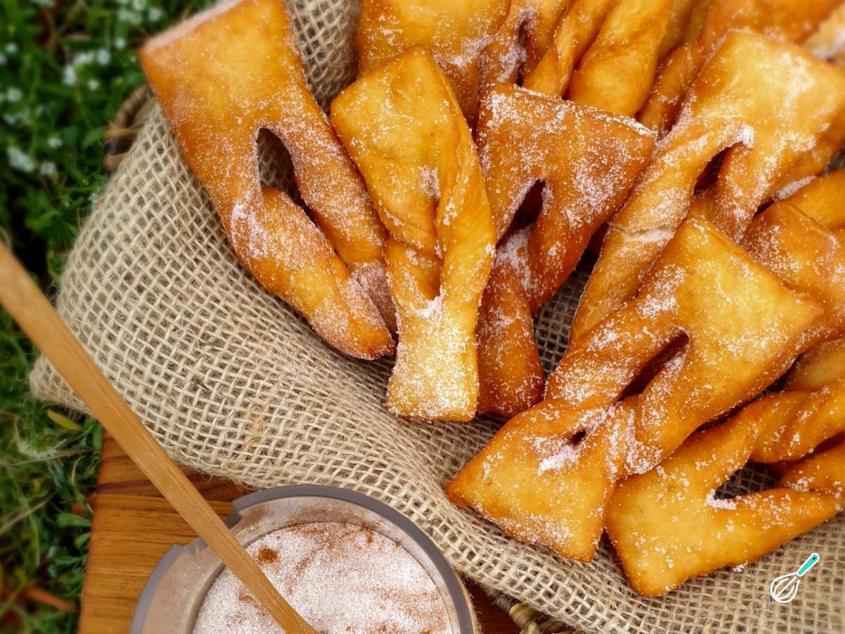 Receita de Grostoli fofinho com nata