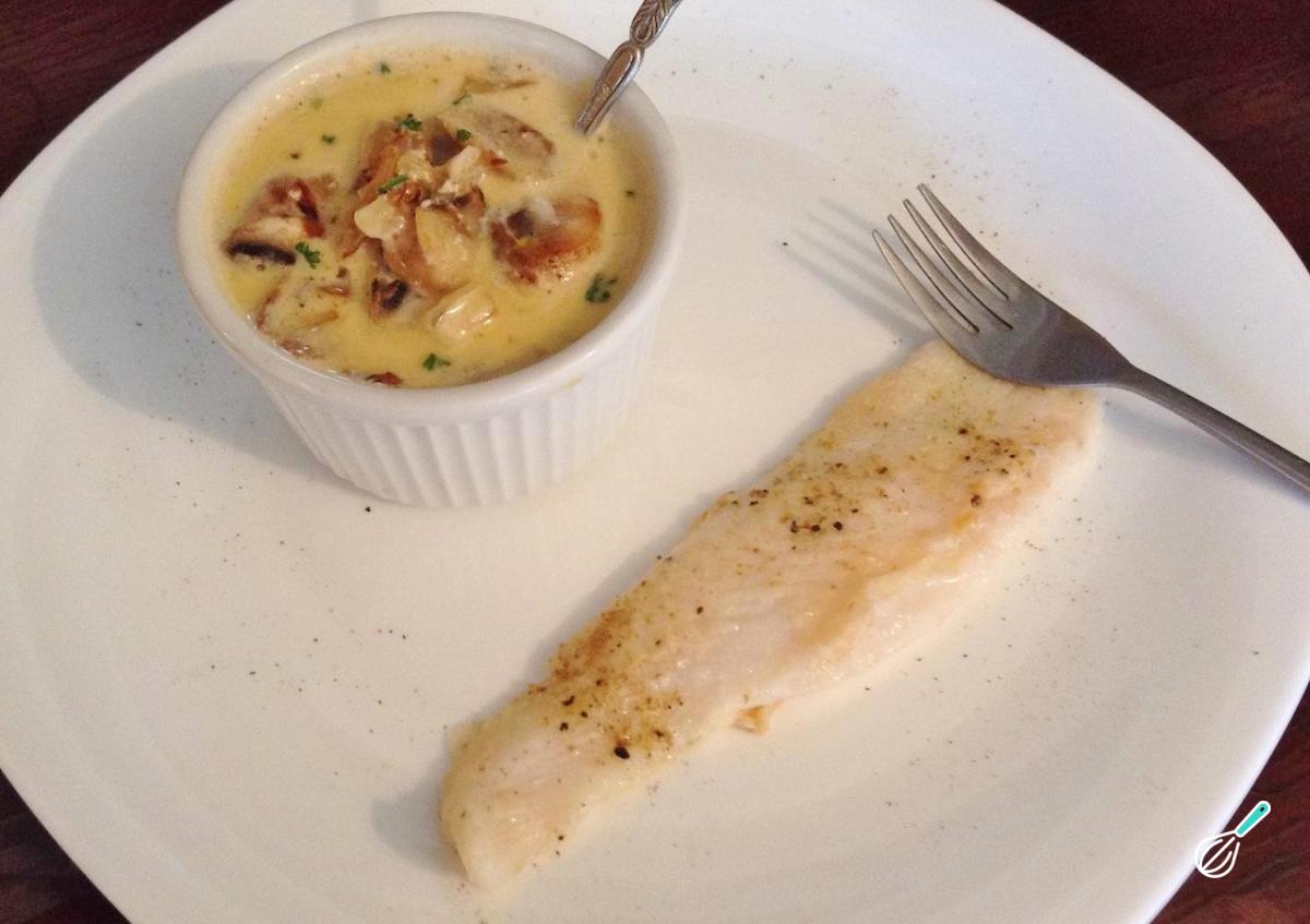 Receita de Linguado ao molho de iogurte