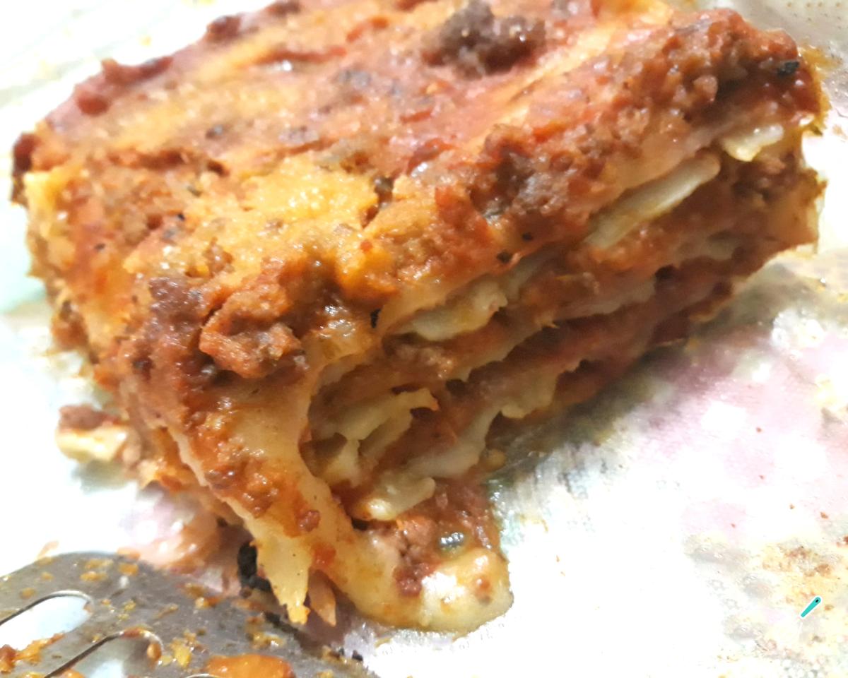 Receita de Lasanha de carne moída simples