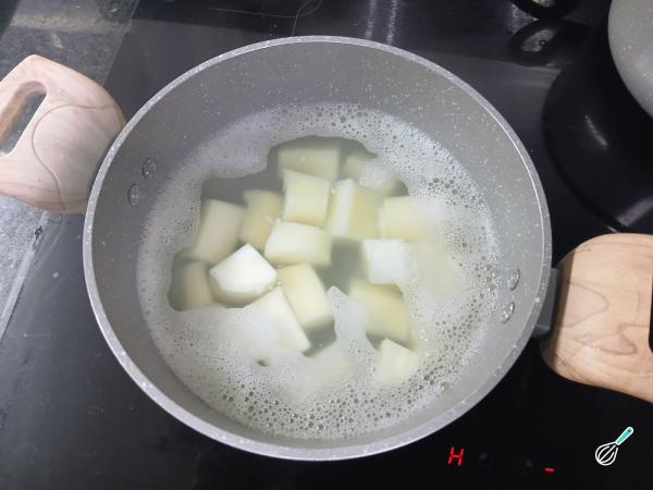 Receita de Bobó de palmito - Passo 2