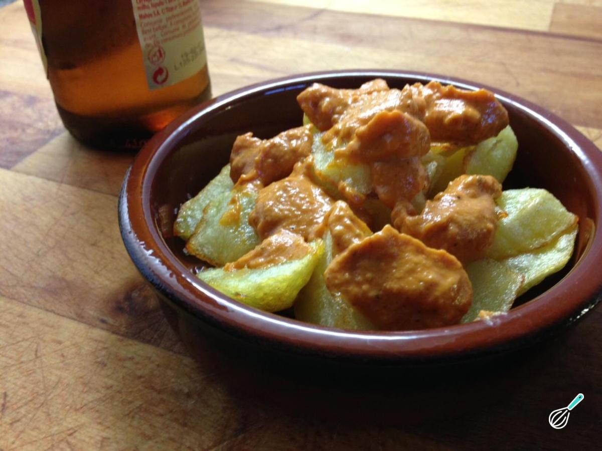 Receita de Batatas bravas bem simples