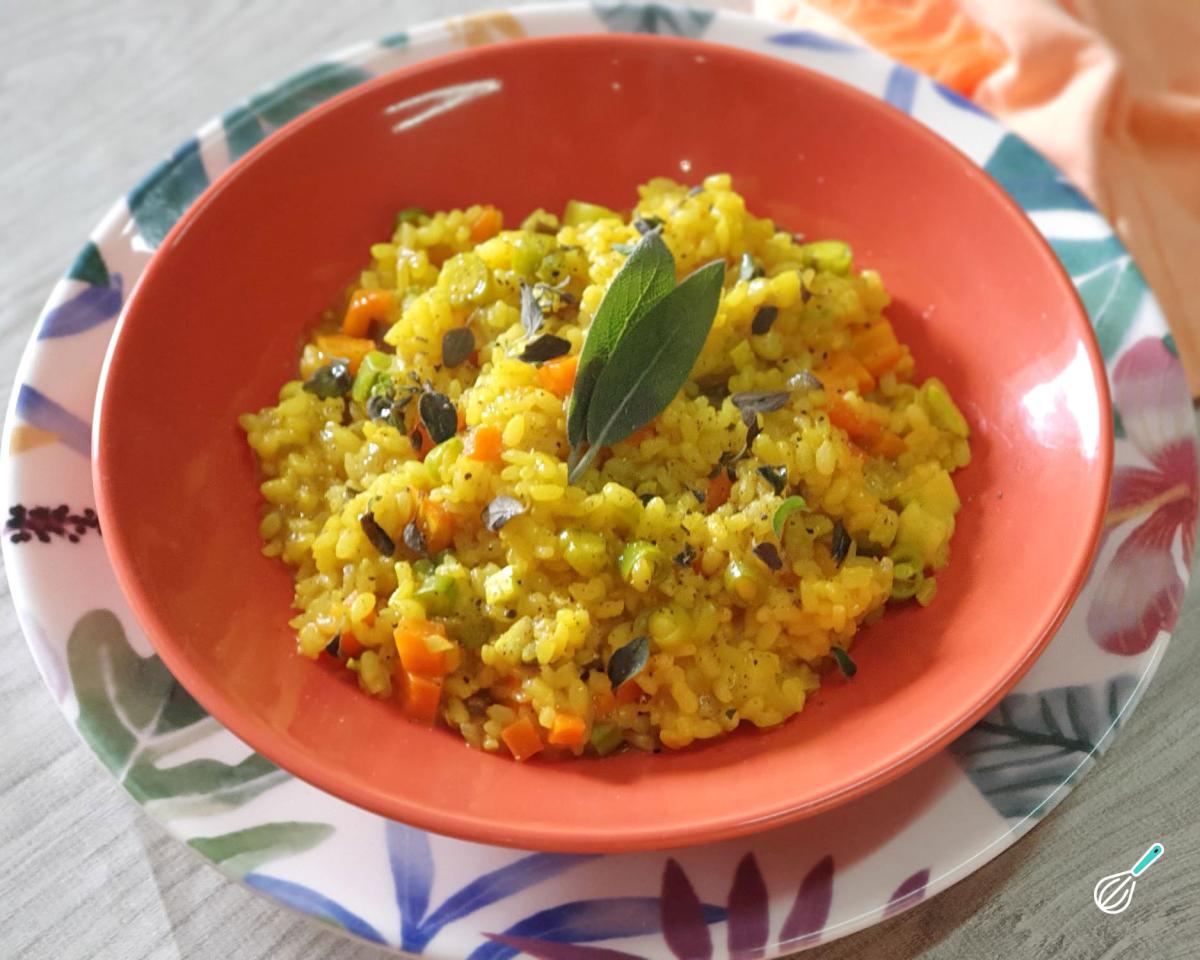 Receita de Risoto de legumes vegano