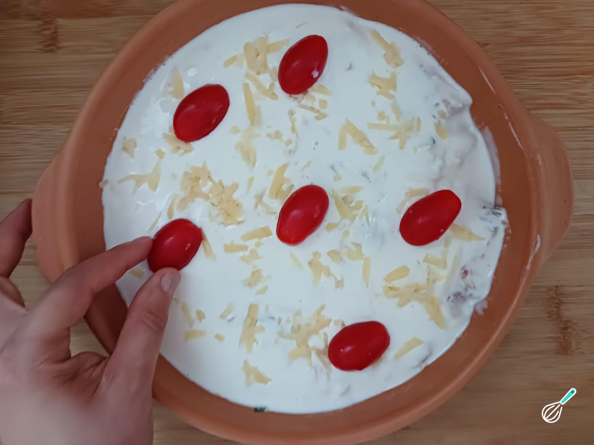 Bacalhau cremoso gratinado - Super cremoso!