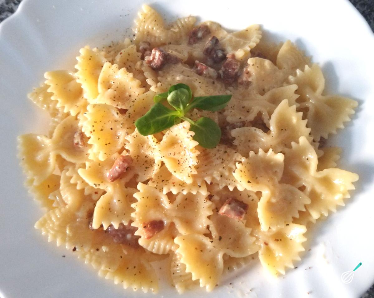 Receita de Macarrão à carbonara tradicional