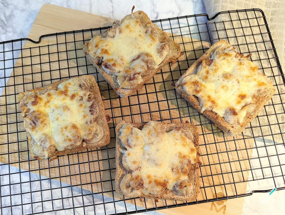 Receita de Pão com banana e queijo