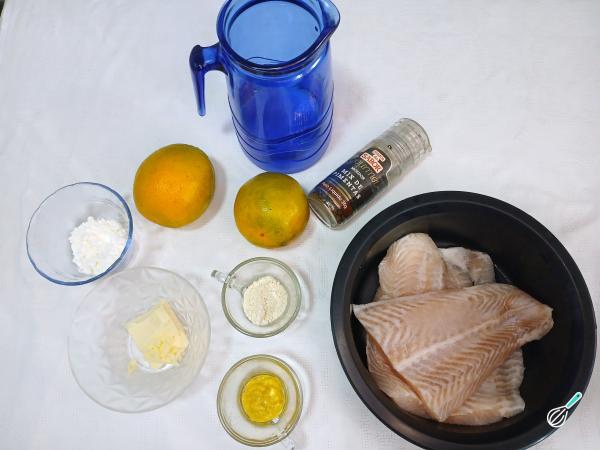 Receita de Peixe ao molho de laranja - Passo 1