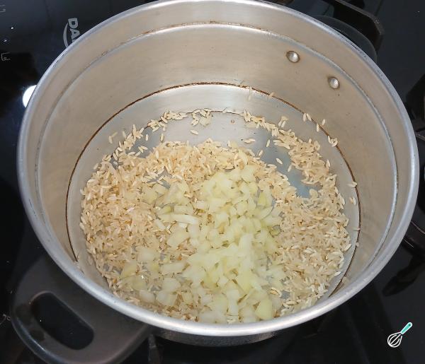 Receita de Arroz caldoso de costela - Passo 5