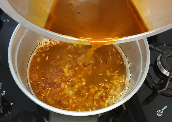 Receita de Arroz caldoso de costela - Passo 6
