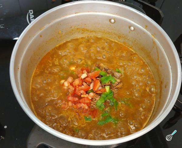 Receita de Arroz caldoso de costela - Passo 7