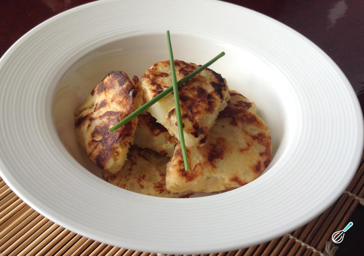 Receita de Blinis de batata