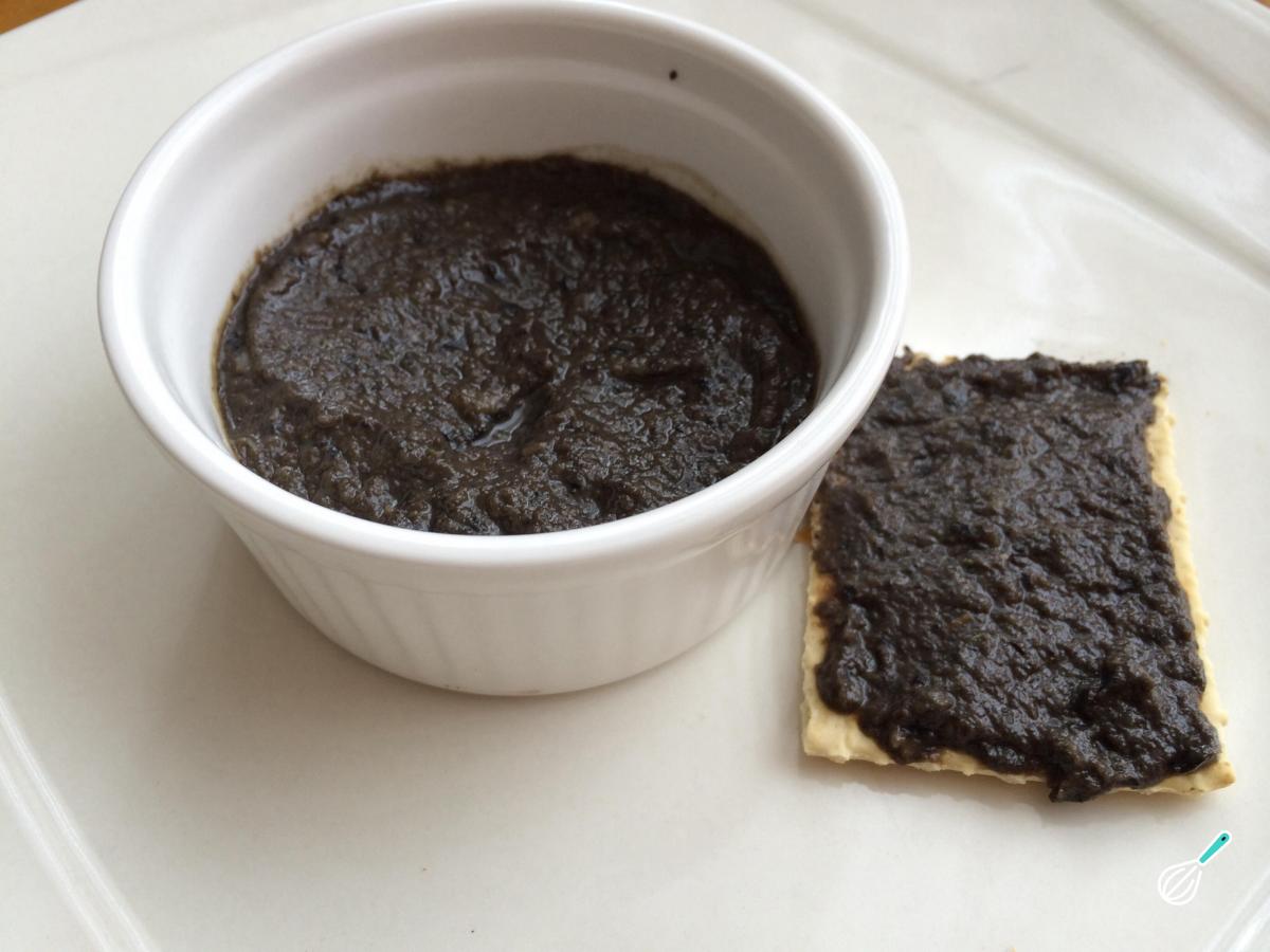 Receita de Patê de azeitonas pretas