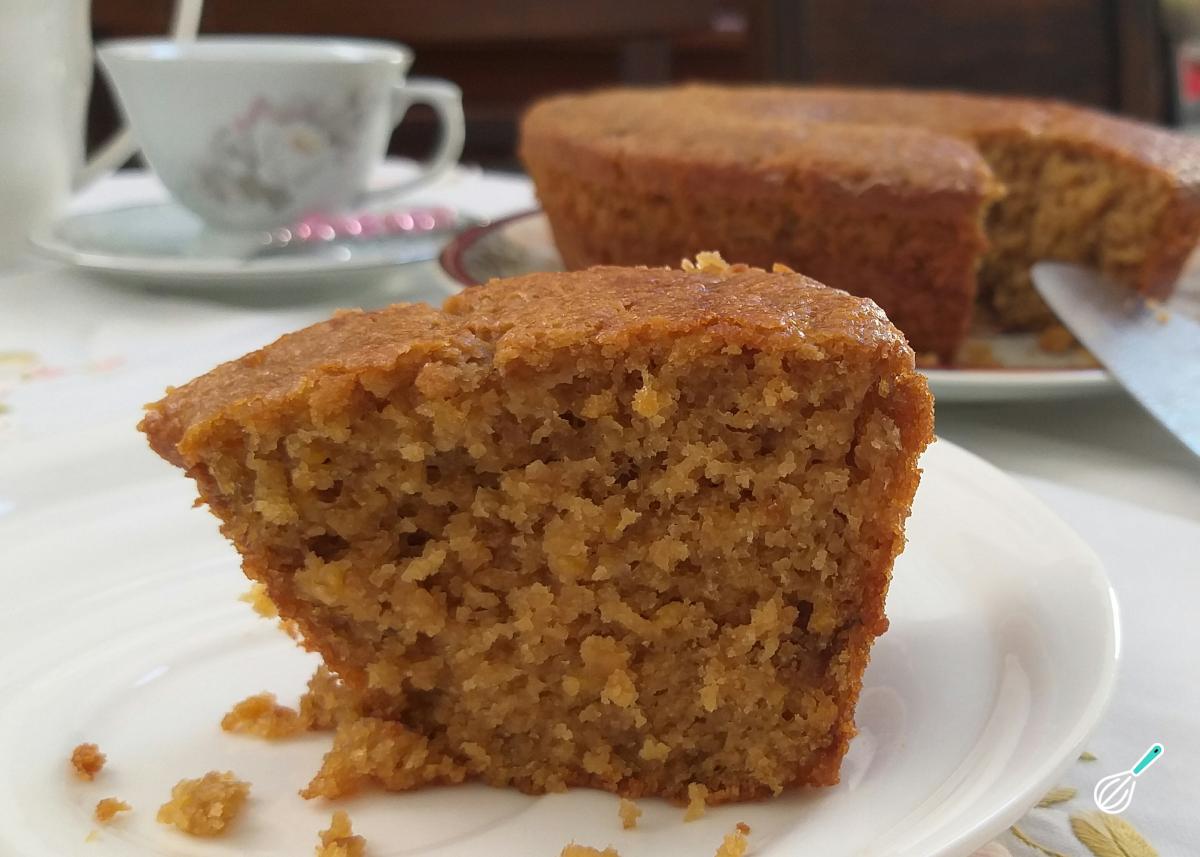 Receita de Bolo de laranja fofinho com casca