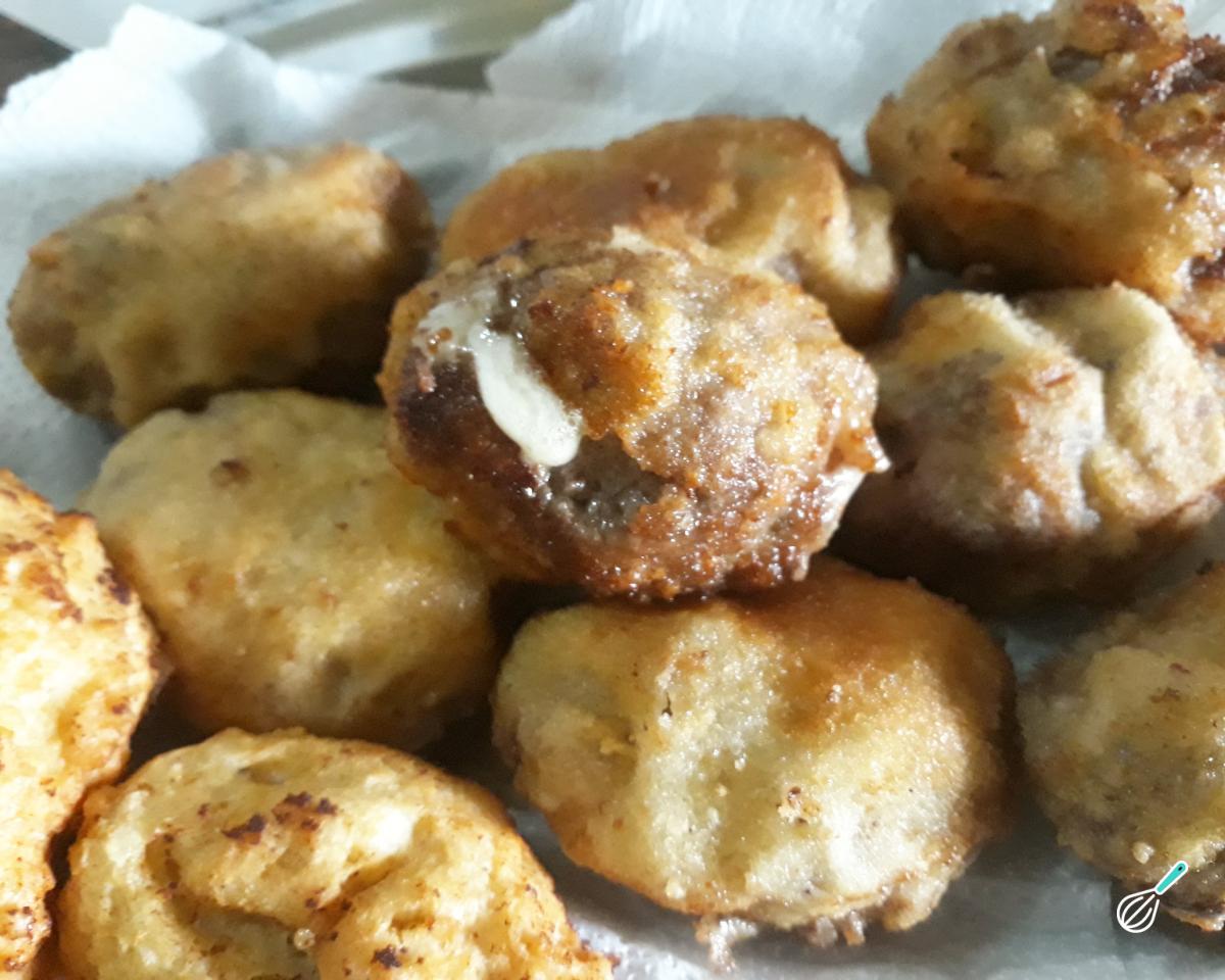 Receita de Bolinho de carne moída com queijo