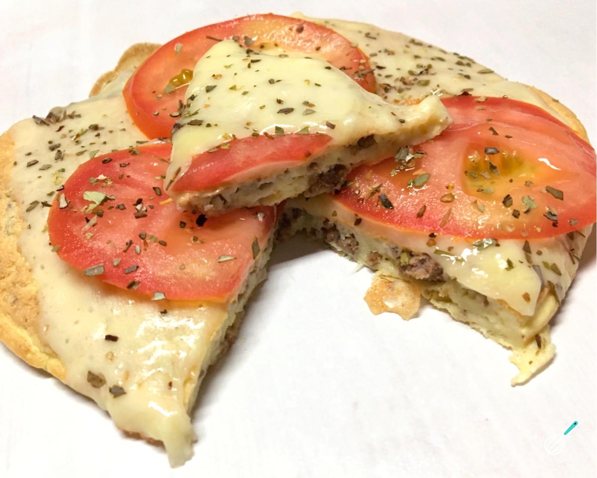 Receita de Pizza de tapioca na frigideira