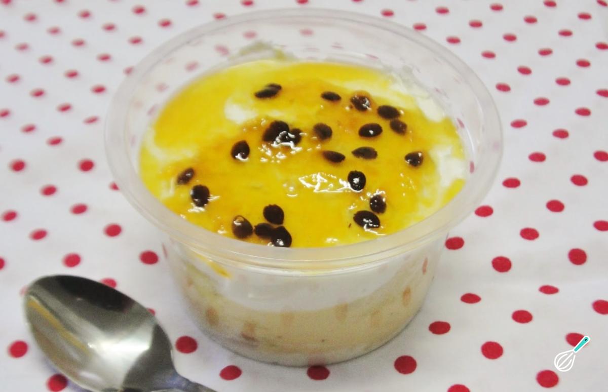 Receita de Bolo de pote de maracujá