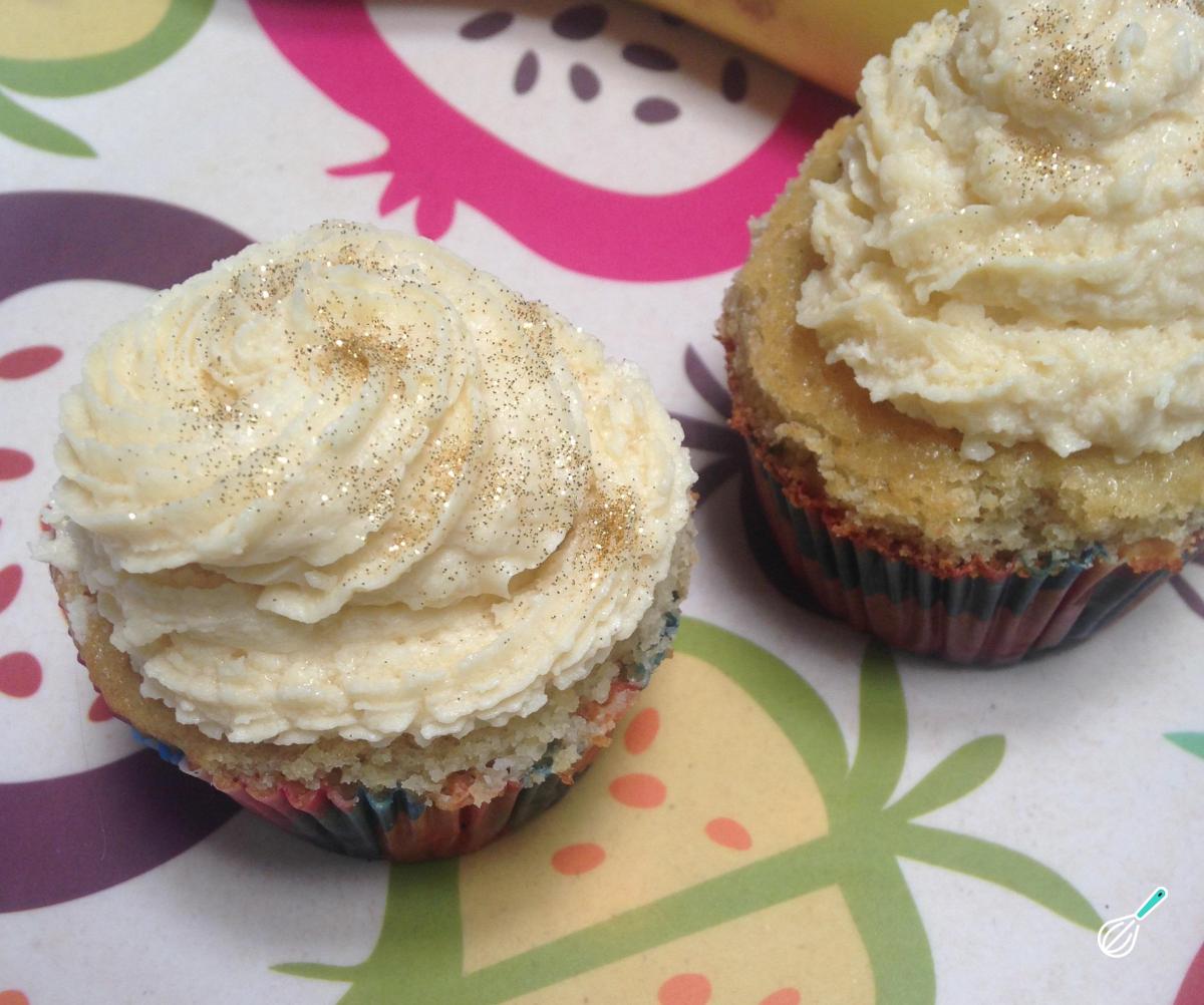 Receita de Cupcakes de banana