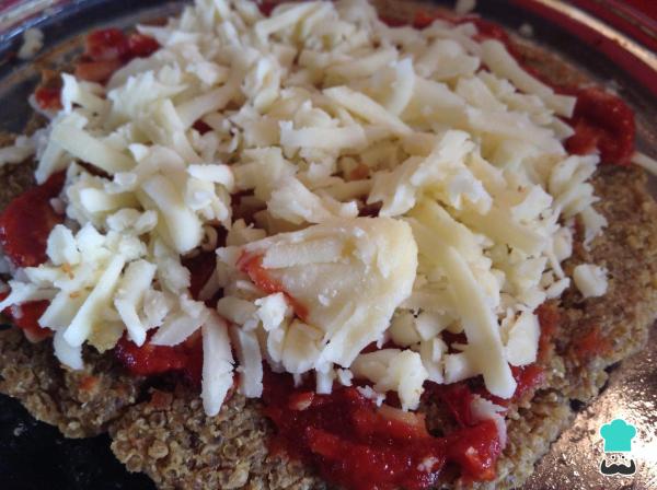 Receita de Pizza de quinoa (sem glúten) - Passo 7