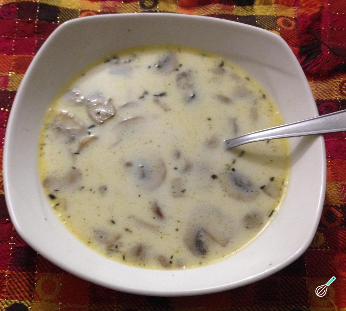 Receita de Sopa de cogumelos frescos