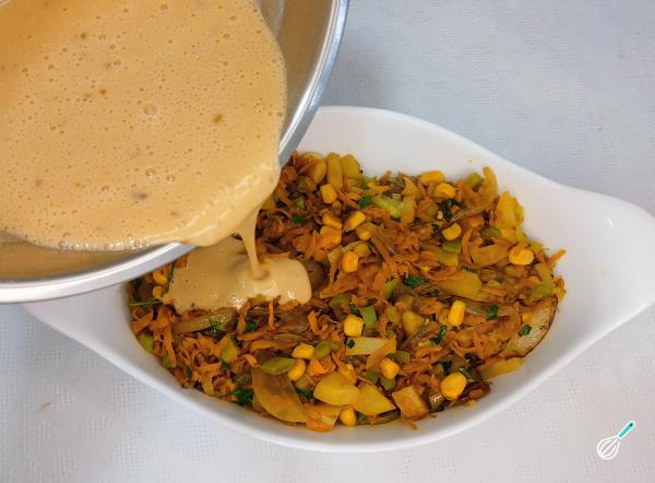 Receita de Torta de legumes sem farinha - Passo 7