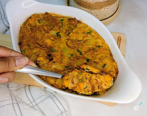 Receita de Torta de legumes sem farinha - Passo 9