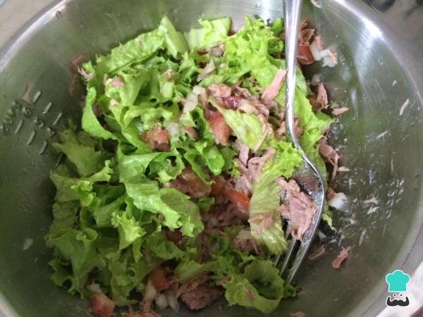 Receita de Salada de atum com laranja - Passo 3