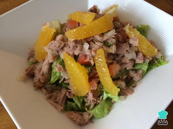 Receita de Salada de atum com laranja - Passo 5