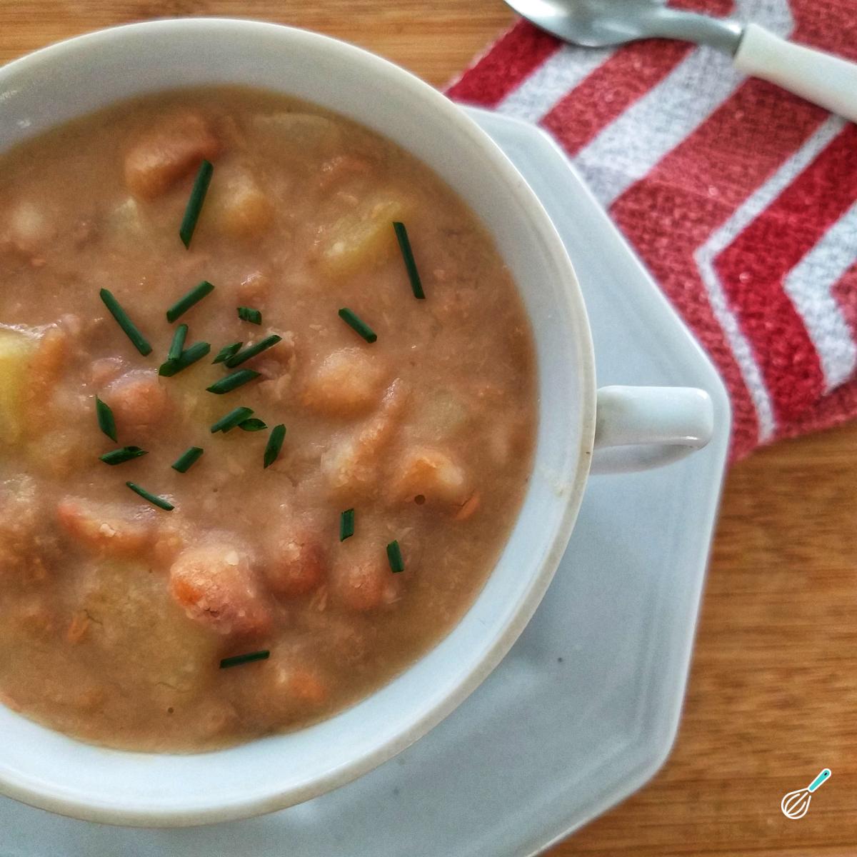 Receita de Sopa de feijão para bebê