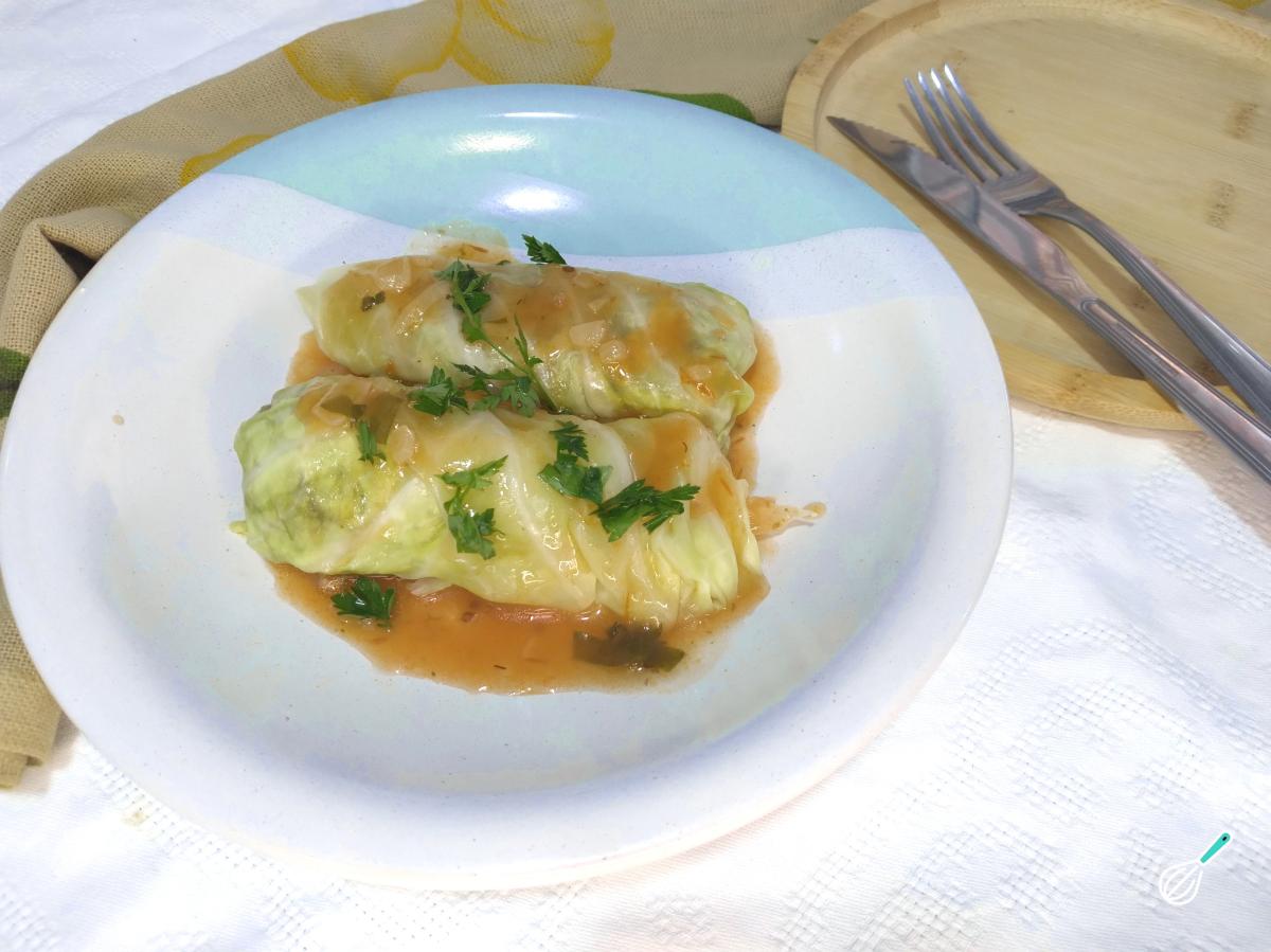 Receita de Rolinho de repolho