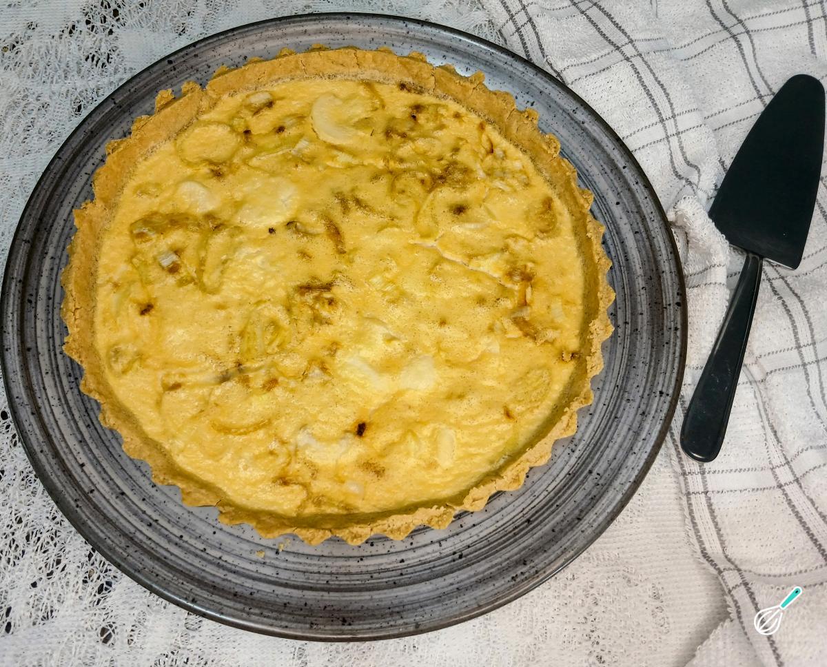 Receita de Quiche com farinha de aveia