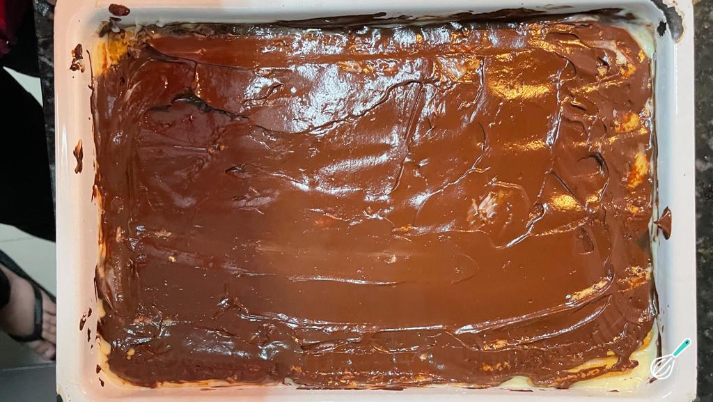 Pavê de coco com chocolate super cremoso!