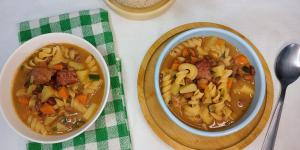 Receita de Sopa de charque com feijão