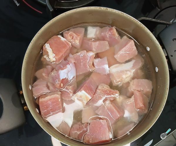 Receita de Sopa de charque com feijão - Passo 1