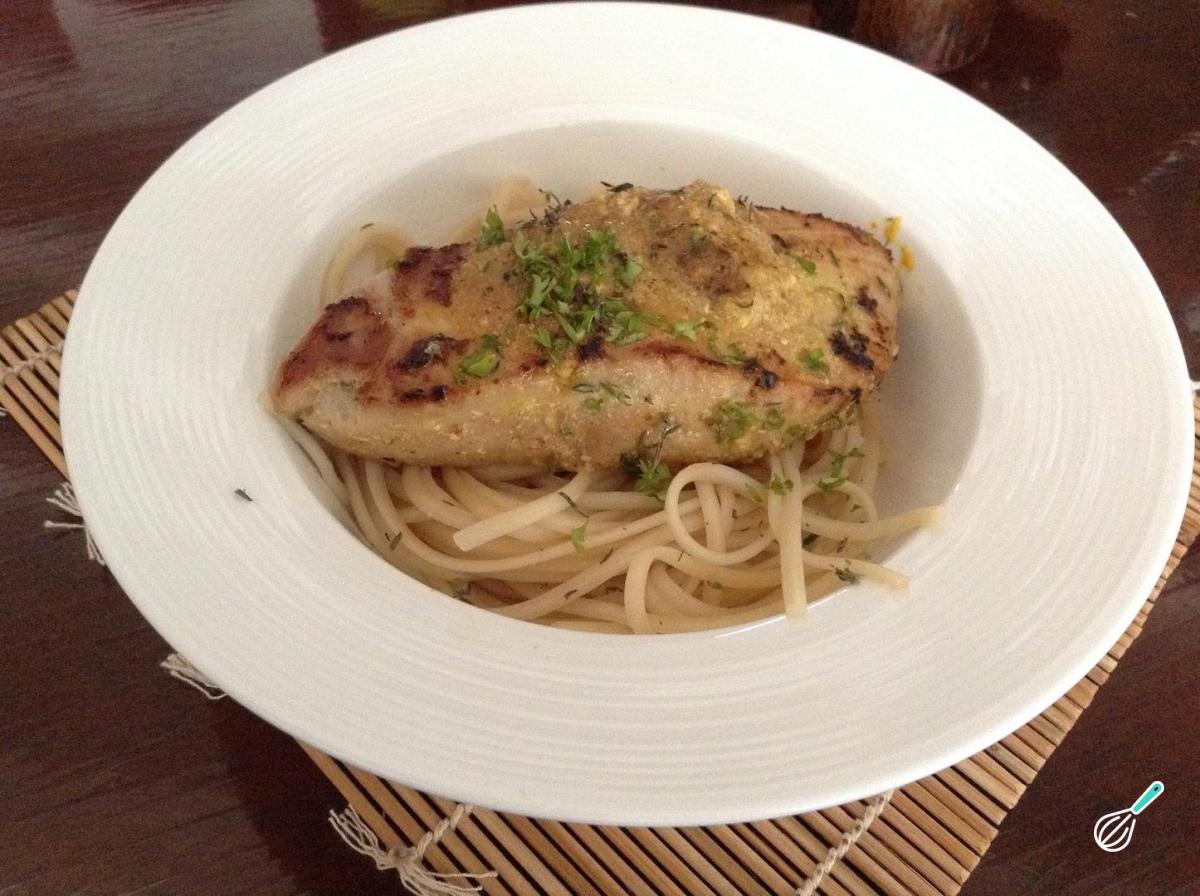 Receita de Atum fresco ao alho