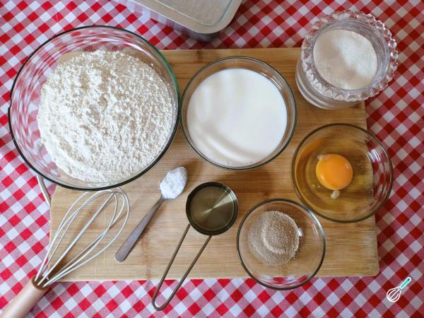 Receita de Pão de forma caseiro - Passo 1