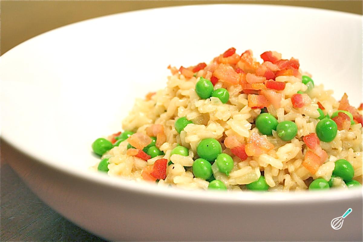 Receita de Arroz com bacon e milho