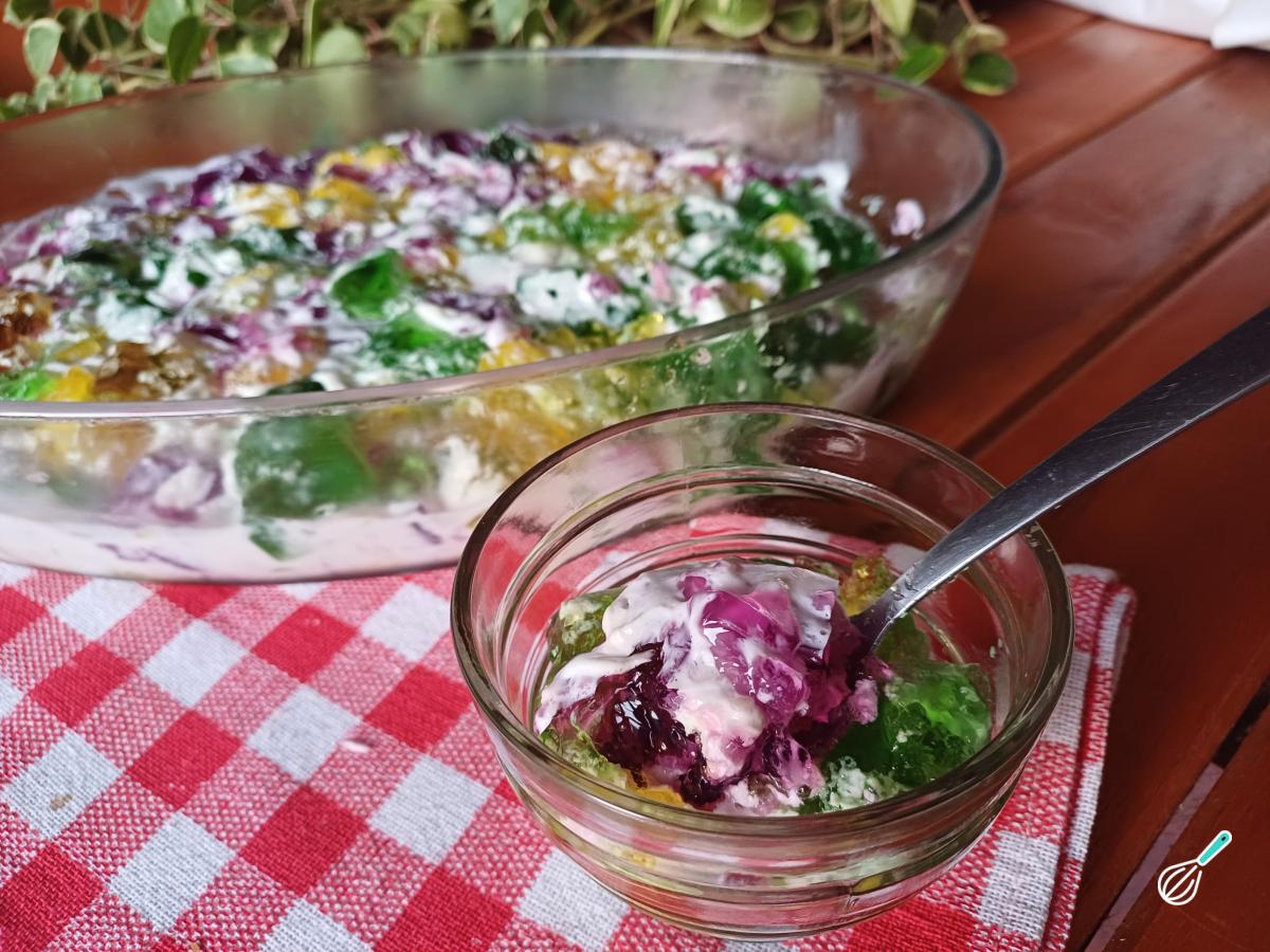 Receita de Gelatina colorida sem leite condensado